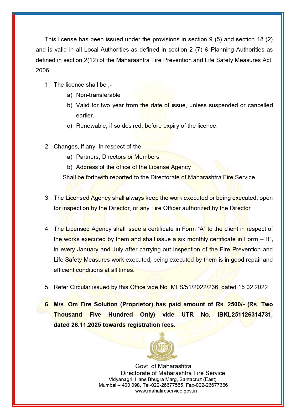 License Certificate 2